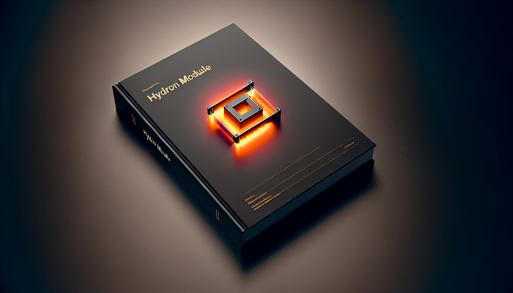 A book titled "Hydrogen Molecule" with a glowing, stylized hydrogen molecule illustration on the cover, set against a dark background.